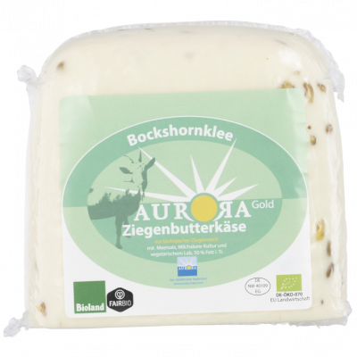 Ziegenbutterkäse Bockshornklee (50% Fett i.Tr.)